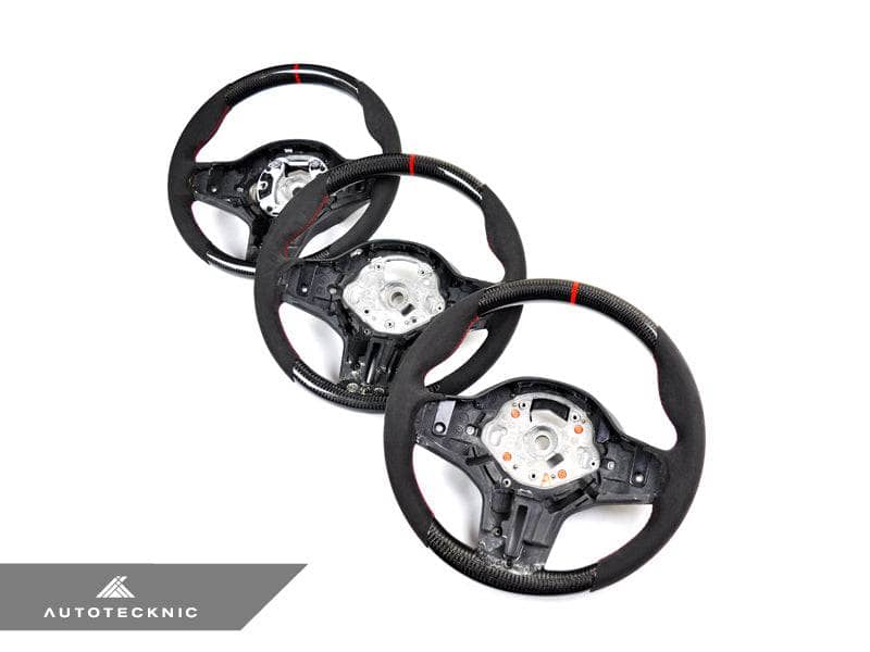 Kies-Motorsports AutoTecknic USA AutoTecknic Replacement Carbon Steering Wheel - F90 M5