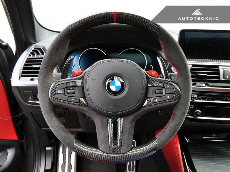 Kies-Motorsports AutoTecknic USA AutoTecknic Replacement Carbon Steering Wheel - F90 M5