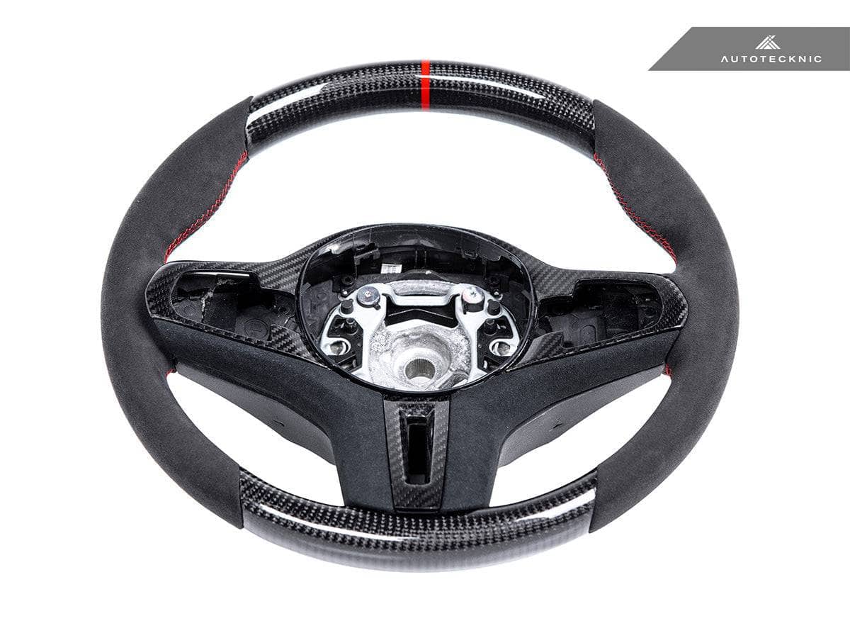 Kies-Motorsports AutoTecknic USA AutoTecknic Replacement Carbon Steering Wheel - F95 X5M | F96 X6M