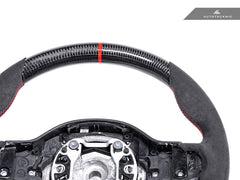 Kies-Motorsports AutoTecknic USA AutoTecknic Replacement Carbon Steering Wheel - F95 X5M | F96 X6M