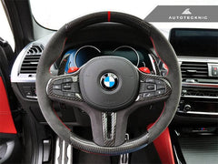 Kies-Motorsports AutoTecknic USA AutoTecknic Replacement Carbon Steering Wheel - F95 X5M | F96 X6M
