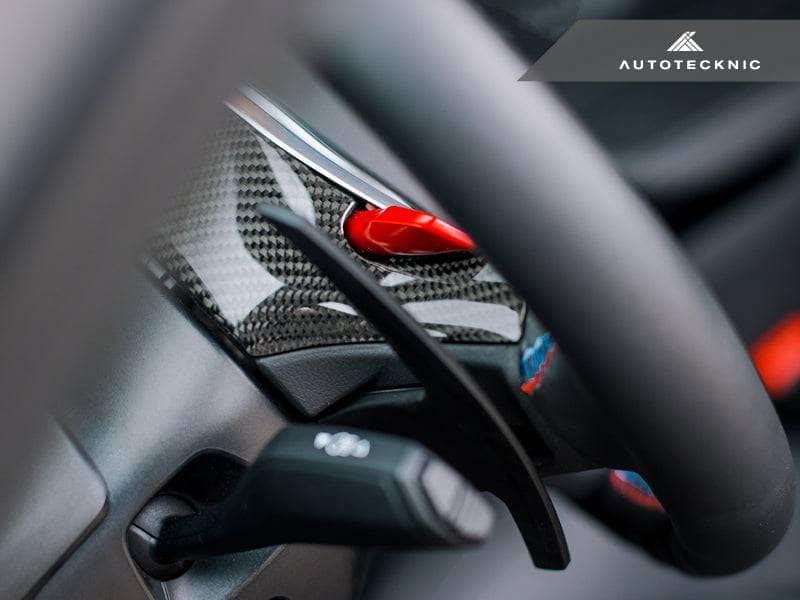 Kies-Motorsports AutoTecknic USA AutoTecknic Replacement Carbon Steering Wheel Top Cover - F91/ F92/ F93 M8