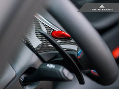 Kies-Motorsports AutoTecknic USA AutoTecknic Replacement Carbon Steering Wheel Top Cover - F91/ F92/ F93 M8