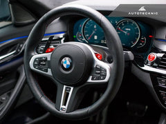 Kies-Motorsports AutoTecknic USA AutoTecknic Replacement Carbon Steering Wheel Top Cover - F97 X3M | F98 X4M