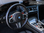 Kies-Motorsports AutoTecknic USA AutoTecknic Replacement Carbon Steering Wheel Top Cover - G80 M3 | G82/ G83 M4