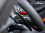 Kies-Motorsports AutoTecknic USA AutoTecknic Replacement Carbon Steering Wheel Top Cover - G80 M3 | G82/ G83 M4