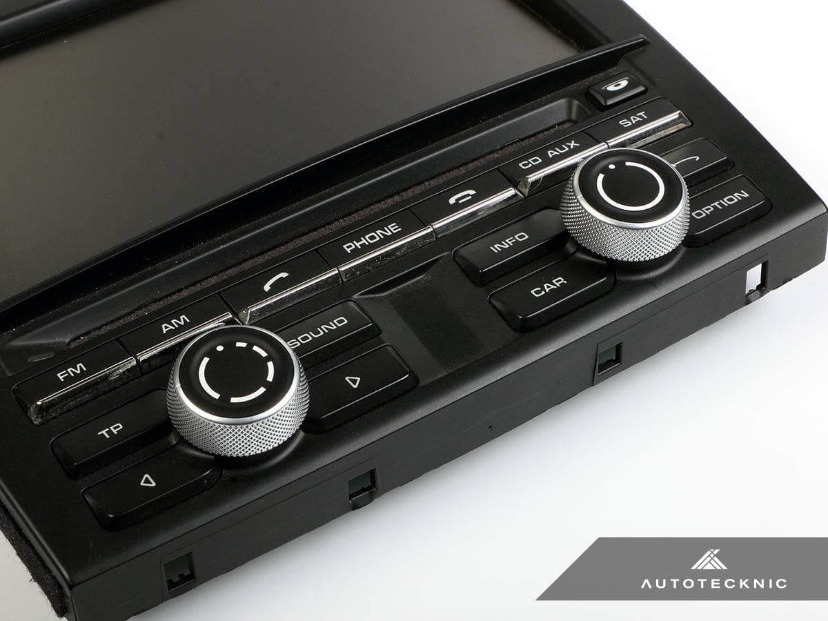 Kies-Motorsports AutoTecknic USA AutoTecknic Replacement Climate Control & Volume Knob - Porsche 911 (991) 2012-2016 / No SIM Card Slot / No