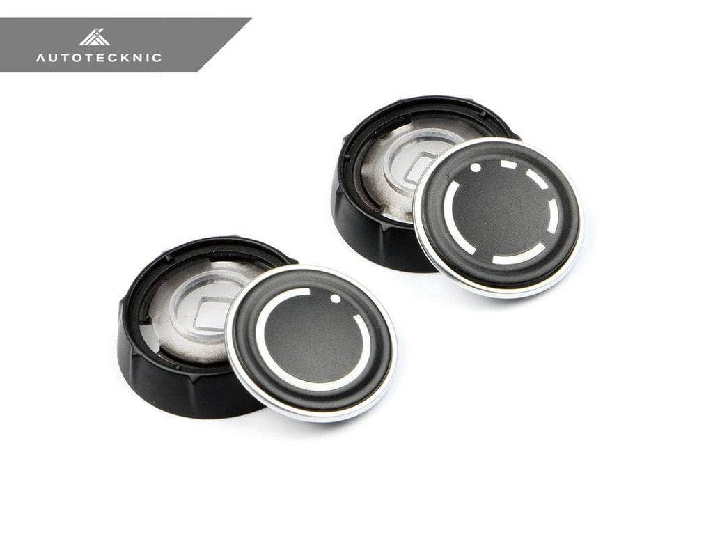 Kies-Motorsports AutoTecknic USA AutoTecknic Replacement Climate Control & Volume Knob - Porsche Cayman (987.2) 2009-2012 / No SIM Card Slot / No