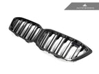 Kies-Motorsports AutoTecknic USA AutoTecknic Replacement Dry Carbon Front Grille - F87 M2 Competition