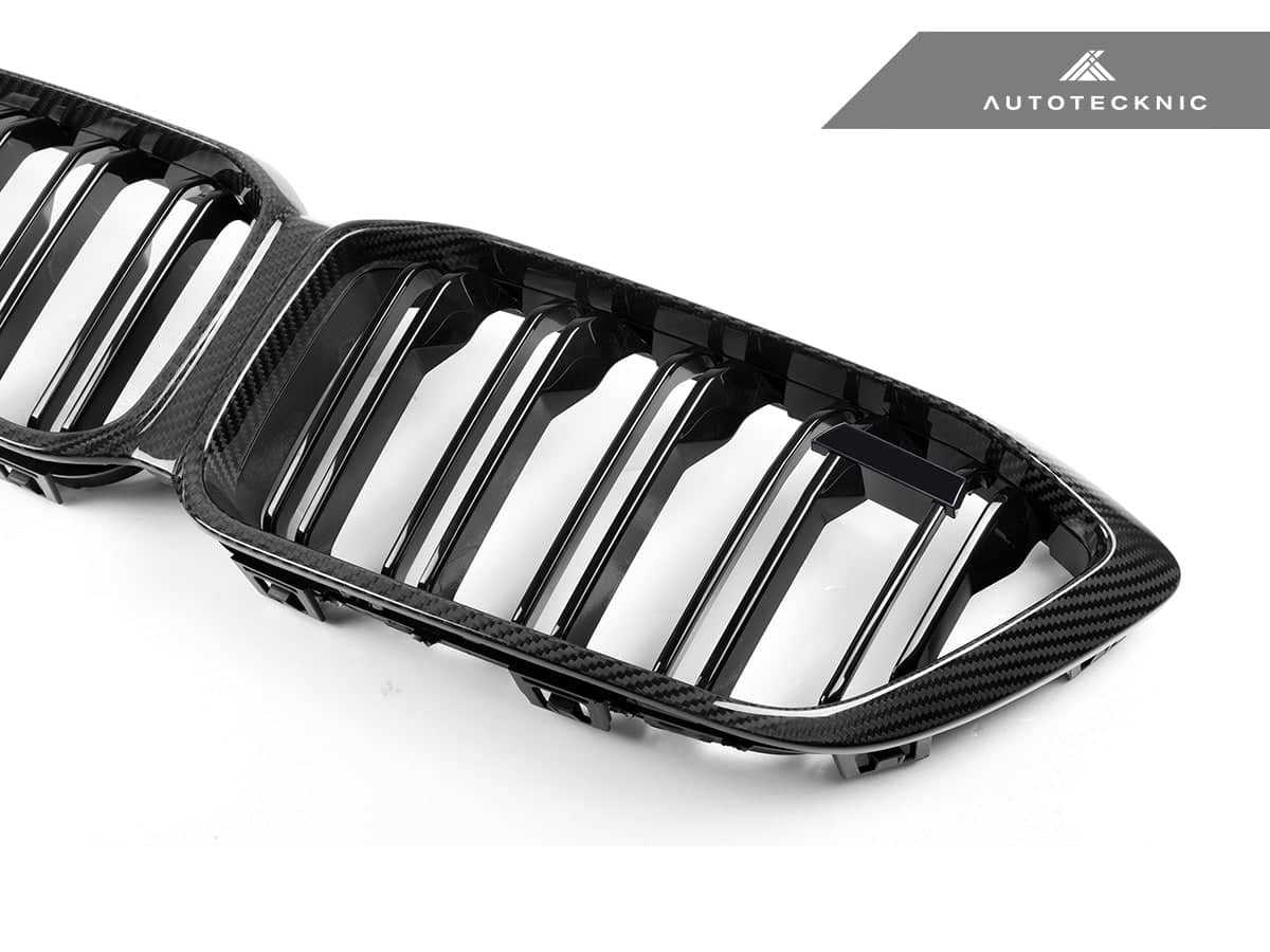 Kies-Motorsports AutoTecknic USA AutoTecknic Replacement Dry Carbon Front Grille - F87 M2 Competition