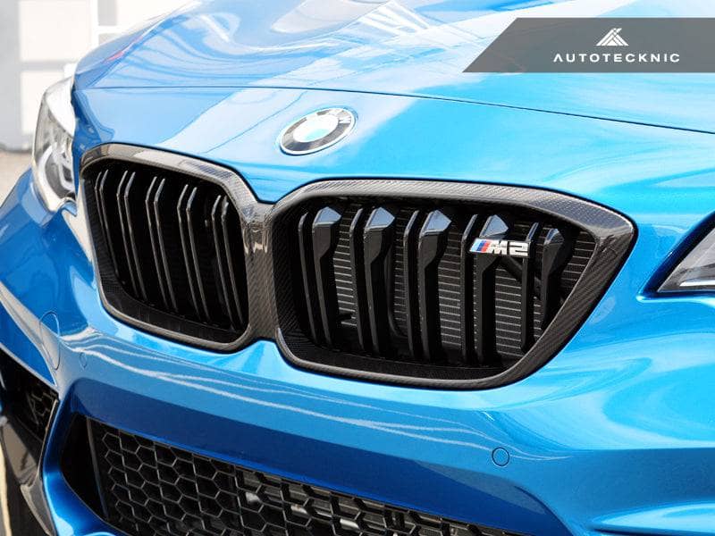 Kies-Motorsports AutoTecknic USA AutoTecknic Replacement Dry Carbon Grille Surround - BMW F87 M2 Competition F87 M2 Competition