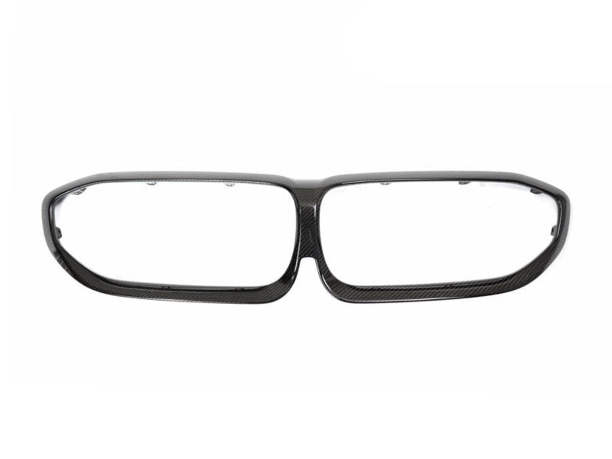 Kies-Motorsports AutoTecknic USA AutoTecknic Replacement Dry Carbon Grille Surround - BMW G20 3-Series Pre-LCI With Park Assist - Front Camera Main image
