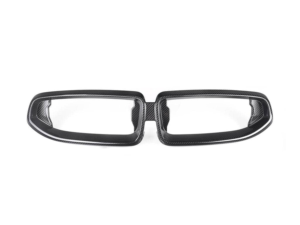 Kies-Motorsports AutoTecknic USA AutoTecknic Replacement Dry Carbon Grille Surround - BMW G42 2-Series G42 2-Series / 3K Twill Weave (2X2)