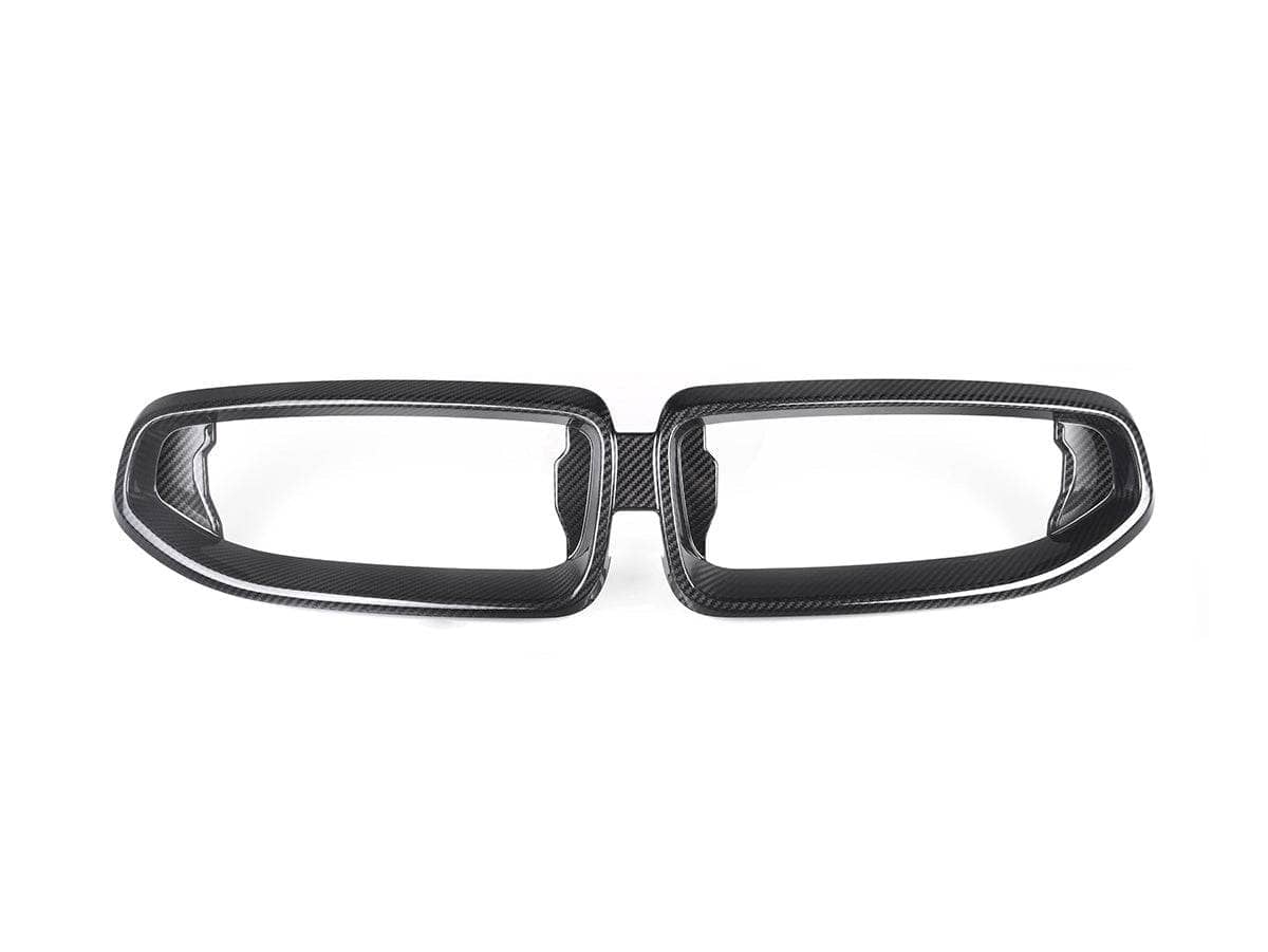 Kies-Motorsports AutoTecknic USA AutoTecknic Replacement Dry Carbon Grille Surround - BMW G42 2-Series G42 2-Series / 3K Twill Weave (2X2)