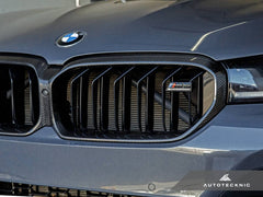 Kies-Motorsports AutoTecknic USA AutoTecknic Replacement Dry Carbon Grille Surround - F90 M5 LCI