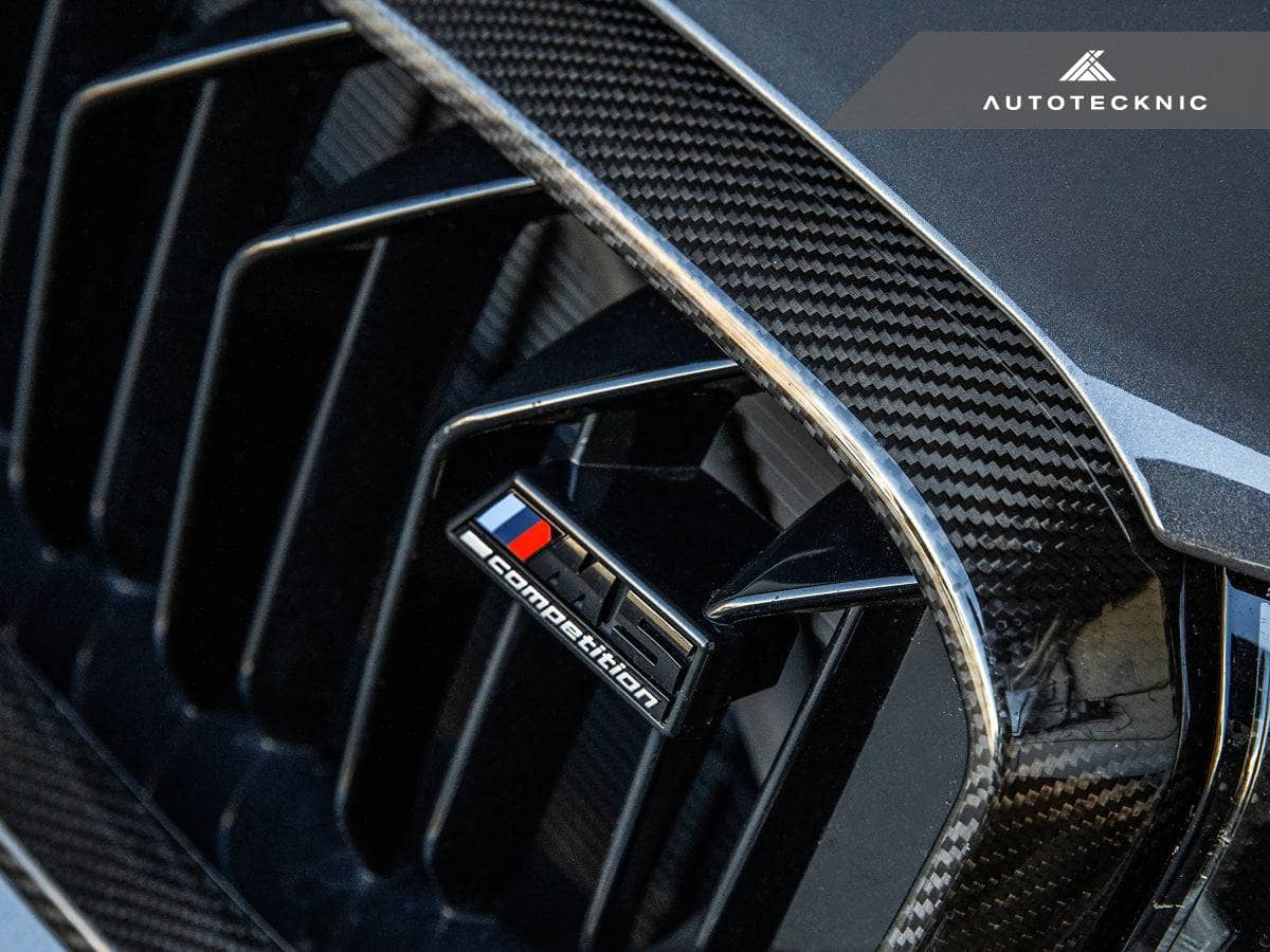 Kies-Motorsports AutoTecknic USA AutoTecknic Replacement Dry Carbon Grille Surround - F90 M5 LCI