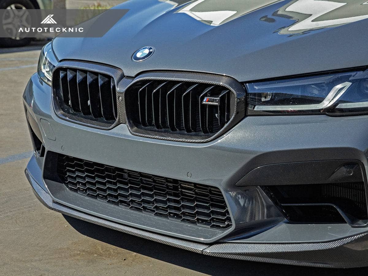 Kies-Motorsports AutoTecknic USA AutoTecknic Replacement Dry Carbon Grille Surround - F90 M5 LCI