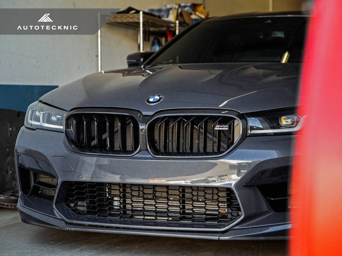 Kies-Motorsports AutoTecknic USA AutoTecknic Replacement Dry Carbon Grille Surround - F90 M5 LCI