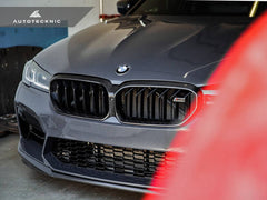 Kies-Motorsports AutoTecknic USA AutoTecknic Replacement Dry Carbon Grille Surround - F90 M5 LCI