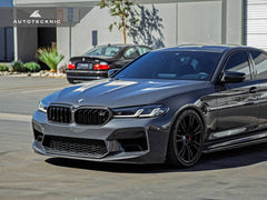 Kies-Motorsports AutoTecknic USA AutoTecknic Replacement Dry Carbon Grille Surround - F90 M5 LCI