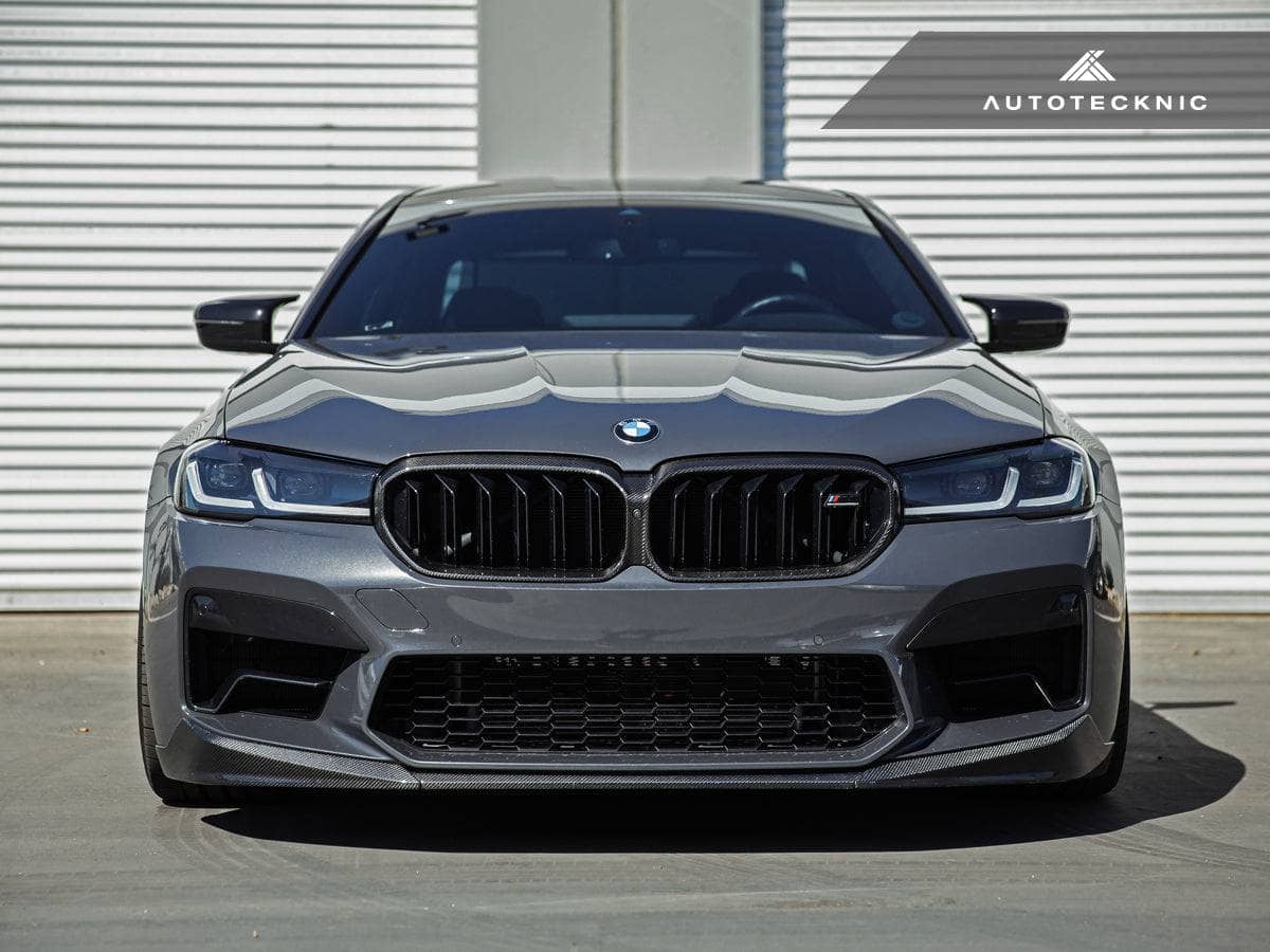 Kies-Motorsports AutoTecknic USA AutoTecknic Replacement Dry Carbon Grille Surround - F90 M5 LCI Main image