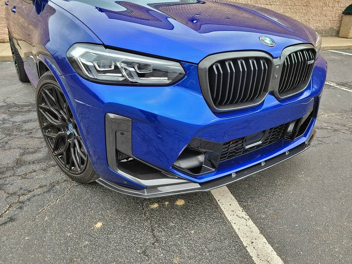 AutoTecknic Replacement Dry Carbon Grille Surround - BMW F97 X3M LCI | F98 X4M LCI Secondary image