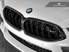 Kies-Motorsports AutoTecknic USA AutoTecknic Replacement Dry Carbon Grille Surround - F9X M8