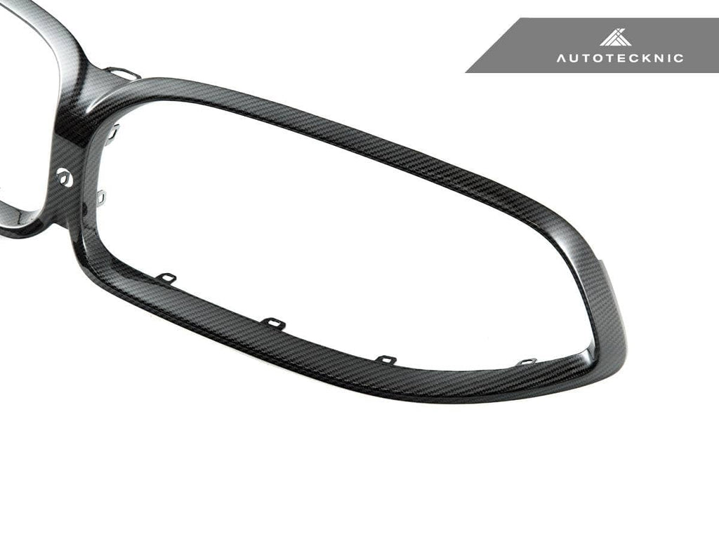 Kies-Motorsports AutoTecknic USA AutoTecknic Replacement Dry Carbon Grille Surround - F9X M8