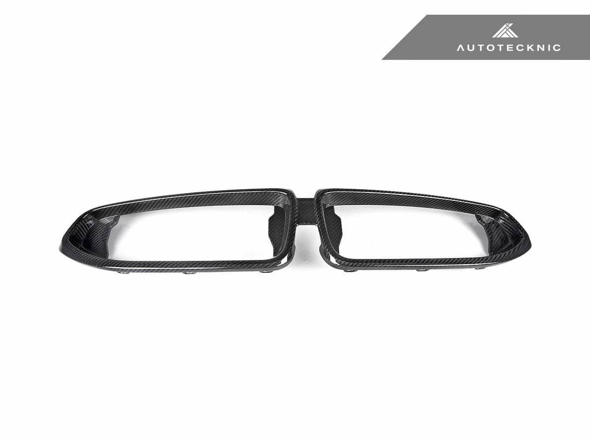 Kies-Motorsports AutoTecknic USA AutoTecknic Replacement Dry Carbon Grille Surround - G42 2-Series G42 2-Series / 3K Twill Weave (2X2)
