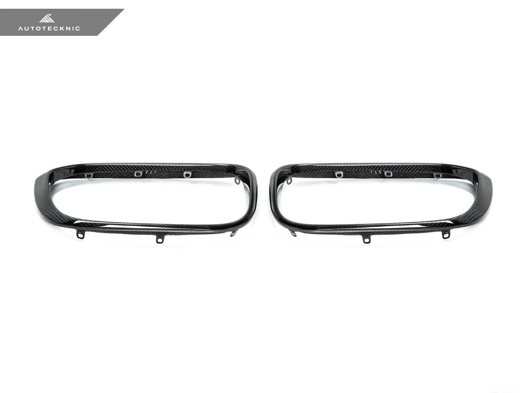 Kies-Motorsports AutoTecknic USA AutoTecknic Replacement Dry Carbon Grille Surround Set - F97 X3M | F98 X4M