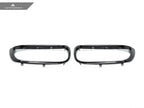 Kies-Motorsports AutoTecknic USA AutoTecknic Replacement Dry Carbon Grille Surround Set - F97 X3M | F98 X4M