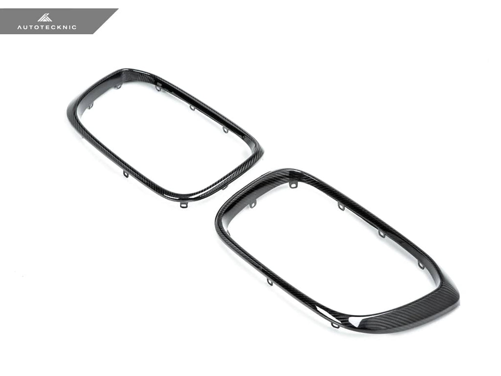 Kies-Motorsports AutoTecknic USA AutoTecknic Replacement Dry Carbon Grille Surround Set - F97 X3M | F98 X4M