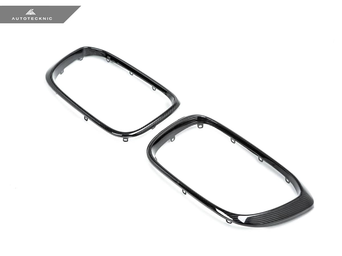Kies-Motorsports AutoTecknic USA AutoTecknic Replacement Dry Carbon Grille Surround Set - F97 X3M | F98 X4M