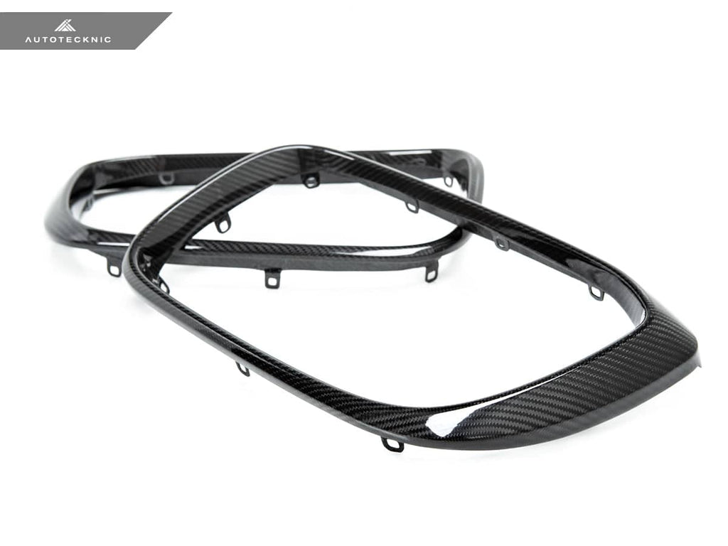 Kies-Motorsports AutoTecknic USA AutoTecknic Replacement Dry Carbon Grille Surround Set - F97 X3M | F98 X4M