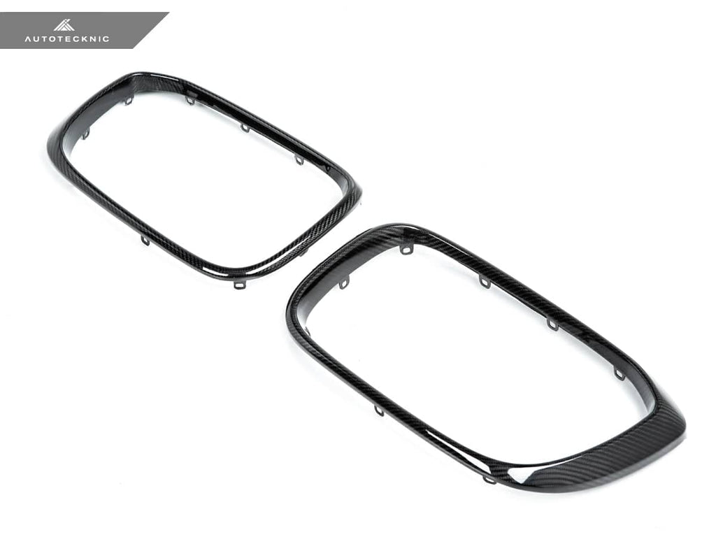 Kies-Motorsports AutoTecknic USA AutoTecknic Replacement Dry Carbon Grille Surround Set - F97 X3M | F98 X4M
