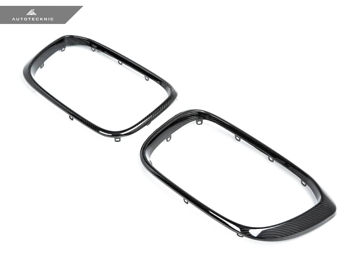 Kies-Motorsports AutoTecknic USA AutoTecknic Replacement Dry Carbon Grille Surround Set - F97 X3M | F98 X4M