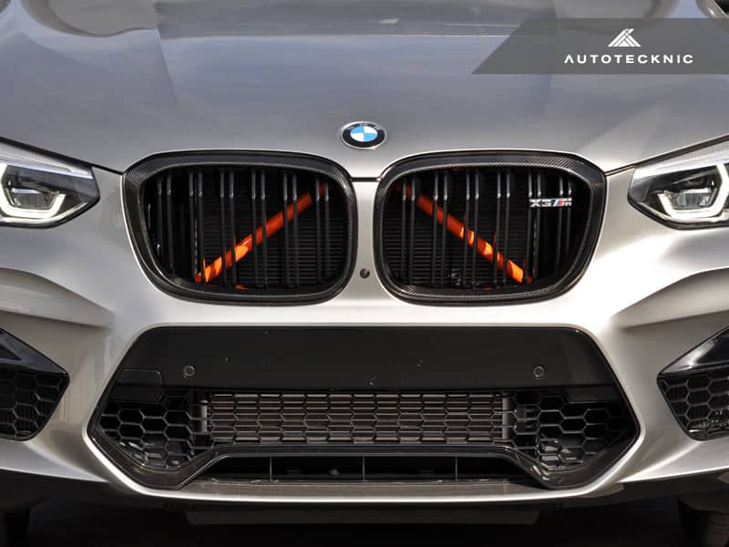 Kies-Motorsports AutoTecknic USA AutoTecknic Replacement Dry Carbon Grille Surround Set - F97 X3M | F98 X4M