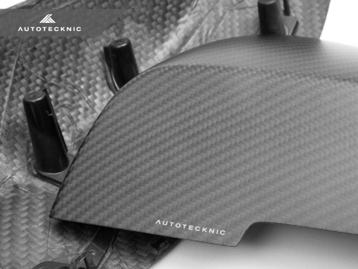 Kies-Motorsports AutoTecknic USA AutoTecknic Replacement Dry Carbon Mirror Covers - BMW E84 X1 | F20 1-Series | F22 2-Series | F30 3-Series | F32/ F36 4-Series | F87 M2