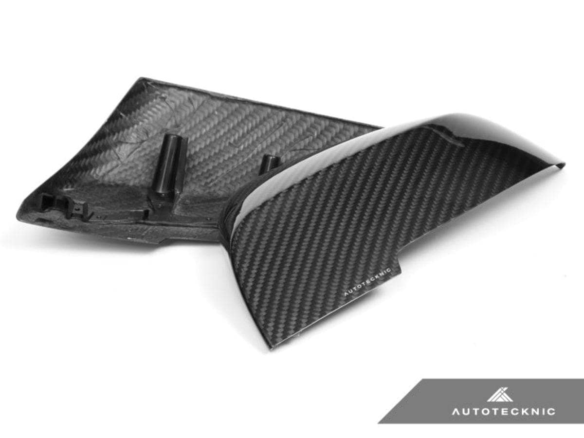 Kies-Motorsports AutoTecknic USA AutoTecknic Replacement Dry Carbon Mirror Covers - BMW E84 X1 | F20 1-Series | F22 2-Series | F30 3-Series | F32/ F36 4-Series | F87 M2