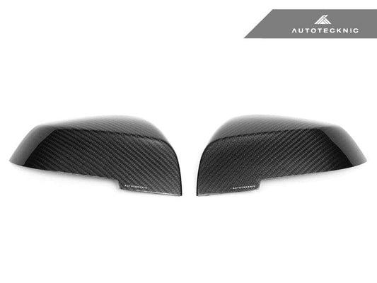 Kies-Motorsports AutoTecknic USA AutoTecknic Replacement Dry Carbon Mirror Covers - E84 X1 | F20 1-Series | F22 2-Series | F30 3-Series | F32/ F36 4-Series | F87 M2