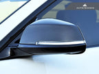 Kies-Motorsports AutoTecknic USA AutoTecknic Replacement Dry Carbon Mirror Covers - E84 X1 | F20 1-Series | F22 2-Series | F30 3-Series | F32/ F36 4-Series | F87 M2