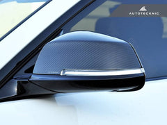 Kies-Motorsports AutoTecknic USA AutoTecknic Replacement Dry Carbon Mirror Covers - E84 X1 | F20 1-Series | F22 2-Series | F30 3-Series | F32/ F36 4-Series | F87 M2
