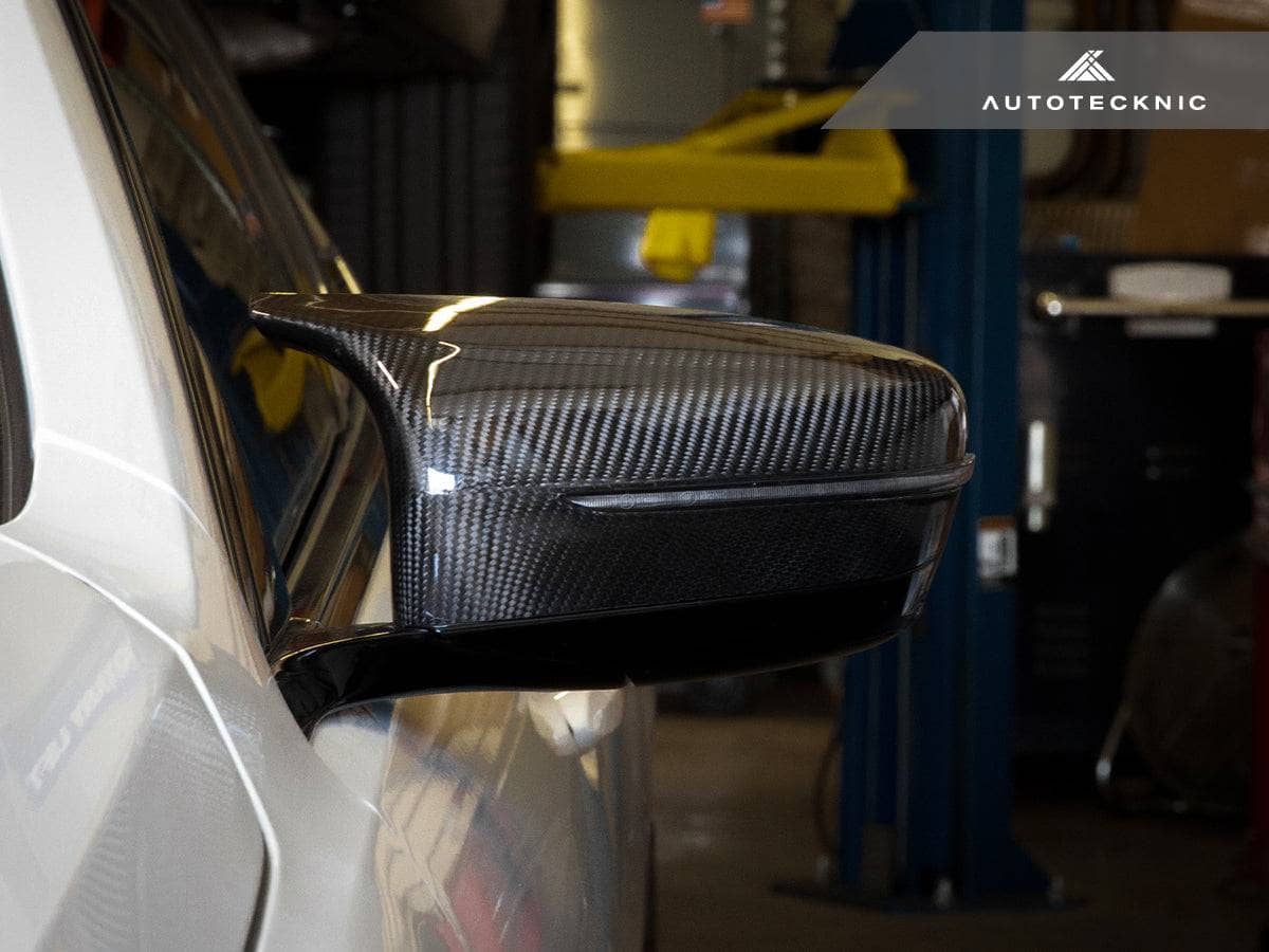 Kies-Motorsports AutoTecknic USA AutoTecknic Replacement Dry Carbon Mirror Covers - F90 M5