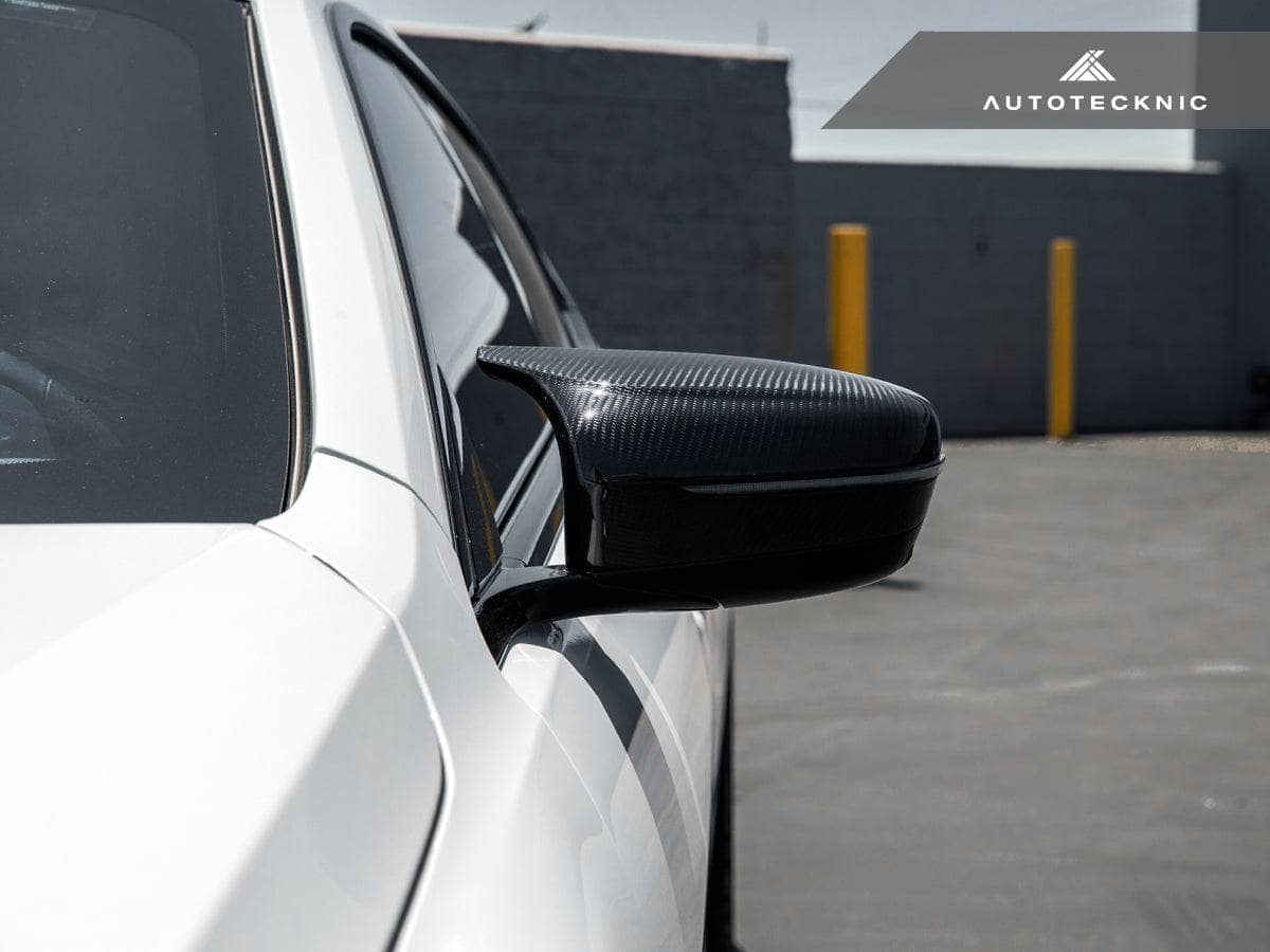 Kies-Motorsports AutoTecknic USA AutoTecknic Replacement Dry Carbon Mirror Covers - F90 M5