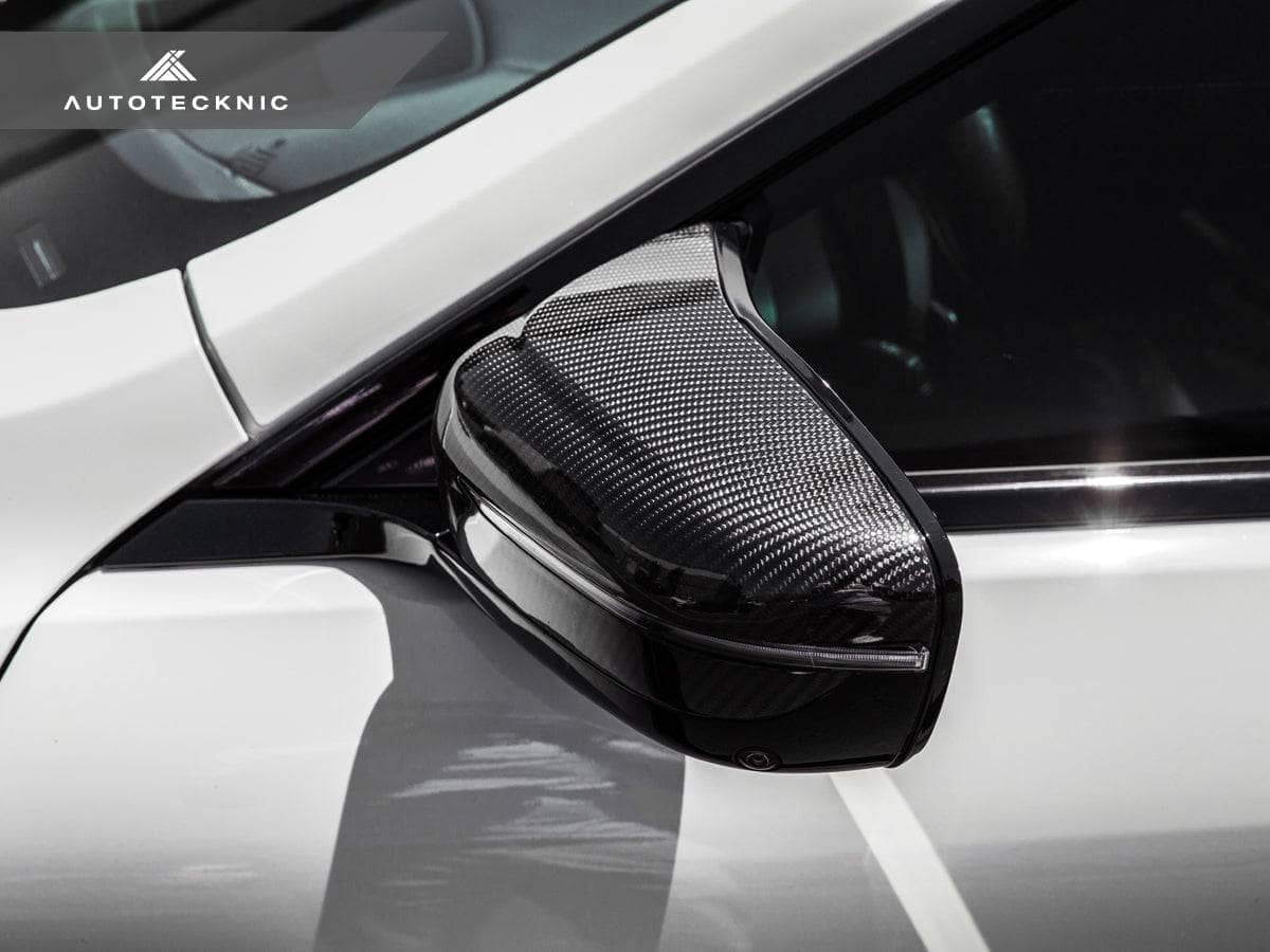 Kies-Motorsports AutoTecknic USA AutoTecknic Replacement Dry Carbon Mirror Covers - F92 M8 Main image