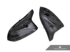 Kies-Motorsports AutoTecknic USA AutoTecknic Replacement Dry Carbon Mirror Covers - F97 X3M | F98 X4M