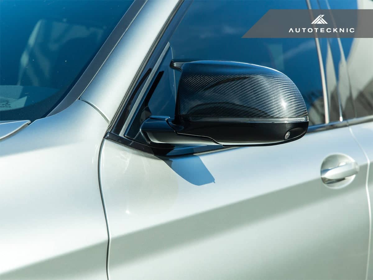 Kies-Motorsports AutoTecknic USA AutoTecknic Replacement Dry Carbon Mirror Covers - F97 X3M | F98 X4M