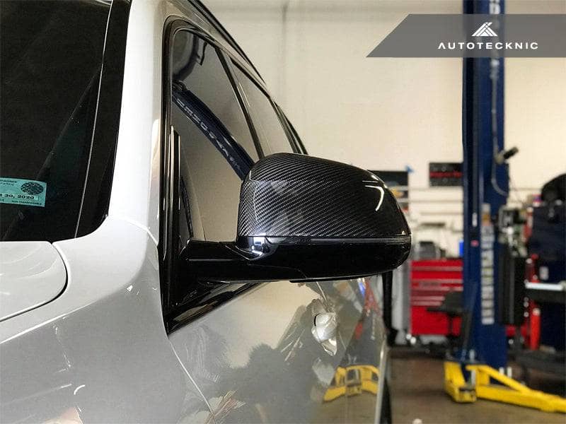 Kies-Motorsports AutoTecknic USA AutoTecknic Replacement Dry Carbon Mirror Covers - G01 X3 | G02 X4