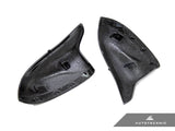 Kies-Motorsports AutoTecknic USA AutoTecknic Replacement Dry Carbon Mirror Covers - G05 X5 M60i | G06 X6 M60i