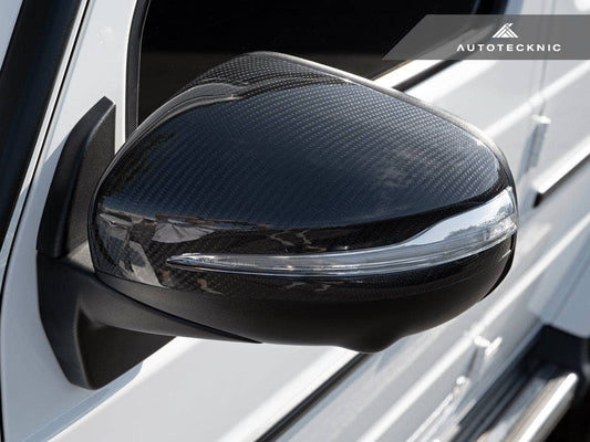 Kies-Motorsports AutoTecknic USA AutoTecknic Replacement Dry Carbon Mirror Covers - Mercedes-Benz W463A G-Wagon